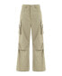 ფოტო #4 პროდუქტის Women's Cargo Pants with Pockets