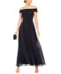 ფოტო #1 პროდუქტის Off-The-Shoulder Chiffon Gown