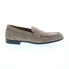 Bruno Magli Sino BM1SINL1 Mens Beige Suede Loafers & Slip Ons Casual Shoes 7