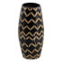 Vase Black Beige 16 x 16 x 33 cm