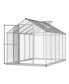 10' L x 6' W Outdoor Walk-In Cold Frame Garden Greenhouse Planter