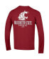 Фото #4 товара Men's Crimson Washington State Cougars Team Stack Long Sleeve T-shirt