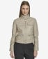 ფოტო #2 პროდუქტის Women's Vicki Light Smooth Lamb Leather Jacket