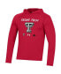Фото #3 товара Men's and Women's Red Texas Tech Red Raiders 2023 On Court Bench Shooting Long Sleeve Hoodie T-shirt