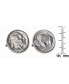 ფოტო #2 პროდუქტის Buffalo Nickel Bezel Coin Cuff Links