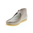 Фото #4 товара Clarks Wallabee Boot 26163444 Mens Beige Suede Lace Up Chukkas Boots