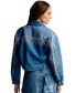 ფოტო #2 პროდუქტის Women's Denim Jacket with Stone Embroidery