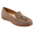 Фото #2 товара Trotters Dawson T2254-258 Womens Brown Wide Leather Loafer Flats Shoes