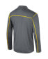 Фото #2 товара Men's Black LSU Tigers Cameron Quarter-Zip Windshirt