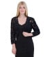 Фото #1 товара Women's 3/4-Sleeve Lace Cropped Jacket