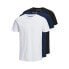 Фото #2 товара JACK & JONES Organic Basic 3 Pack short sleeve T-shirt