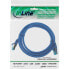 Фото #9 товара InLine Patch Cable S/FTP PiMF Cat.6A halogen free 500MHz blue 0.3m