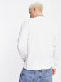 COLLUSION long sleeve t-shirt in white