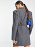 4th & Reckless blazer dress in grey