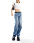 Фото #5 товара ASOS DESIGN barrel leg jean in mid blue