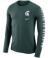 Men's Green Michigan State Spartans Local Mantra Performance Long Sleeve T-Shirt