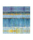 Фото #1 товара Danhui Nai Abstract Stripes Blue Canvas Art - 19.5" x 26"