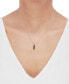 ფოტო #2 პროდუქტის Onyx Graduated 18" Pendant Necklace in 14k Gold