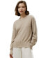 ფოტო #1 პროდუქტის Women's Crew Neck Cashmere Sweater