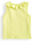 Baby Girls Solid Ruffle-Trim Tank, Created for Macy's