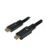 Фото #2 товара LogiLink CHA0015 - 15 m - HDMI Type A (Standard) - HDMI Type A (Standard) - Black