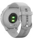 ფოტო #3 პროდუქტის Unisex vívomove 3 Style Gray Silicone Strap Hybrid Touchscreen Smart Watch 44mm