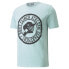 Фото #3 товара Puma Qualifier Graphic Crew Neck Short Sleeve T-Shirt Mens Blue Athletic Casual