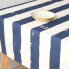 Tablecloth Belum T012 Navy Blue 200 x 155 cm Striped