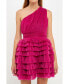 Фото #1 товара Women's Tiered Tulle Mini Dress