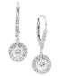 ფოტო #1 პროდუქტის Diamond Dangle Drop Earrings in 14k White Gold (1 ct. t.w.)