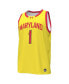 Фото #2 товара Men's #1 Gold Maryland Terrapins Replica Basketball Jersey