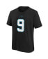 Фото #3 товара Preschool Boys and Girls Bryce Young Black Carolina Panthers 2023 NFL Draft First Round Pick Player Name and Number T-shirt