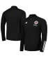 Фото #1 товара Men's Black New England Revolution 2023 On-Field AEROREADY Full-Zip Training Jacket