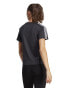 Фото #4 товара adidas Training Essentials 3 stripe t-shirt in black