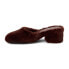 Фото #3 товара COCONUTS by Matisse Teddy Block Heels Mules Womens Brown Dress Casual TEDDY-263