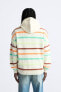 Striped jacquard sweater