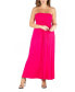 Plus Size Strapless Maxi Dress