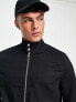 Фото #4 товара ASOS DESIGN harrington jacket with funnel neck in black