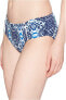Фото #3 товара Tommy Bahama Women's 172334 Cowrie High-Waist Side-Shirred Bikini Bottom Size S