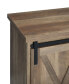 Фото #7 товара Rustic Farmhouse Barn Door TV Stand