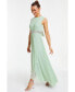 ფოტო #3 პროდუქტის Plus Size Chiffon Embellished Round Neck Evening Dress