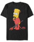 ფოტო #1 პროდუქტის Men's The Simpsons Devil Bart Short Sleeves T-shirt