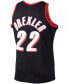 Фото #4 товара Men's Clyde Drexler Black Portland Trail Blazers 1991-92 Hardwood Classics Swingman Jersey