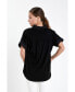 ფოტო #3 პროდუქტის Women's Mixed Media Top