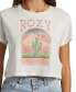 ფოტო #4 პროდუქტის Juniors' Saguaro Graphic Cropped T-Shirt