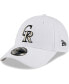 ფოტო #2 პროდუქტის Men's White Colorado Rockies League II 9FORTY Adjustable Hat