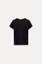 V-NECK COTTON T-SHIRT