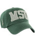 Фото #1 товара Men's Green Michigan State Spartans Hand Off Clean Up Adjustable Hat