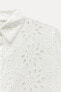 Zw collection embroidered poplin shirt
