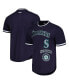Фото #1 товара Men's Navy Seattle Mariners Cooperstown Collection Retro Classic T-shirt